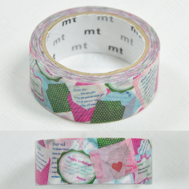 mt Masking Tape Hankyu Stationery Expo 2025 [MT01K3853] - Overlapping Letters